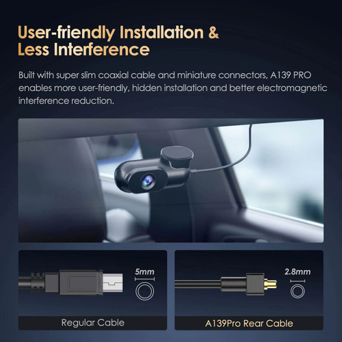 Shop VIOFO A139 PRO 2CH 4K Dual Lens Dash Cam, w/ GPS & WiFi