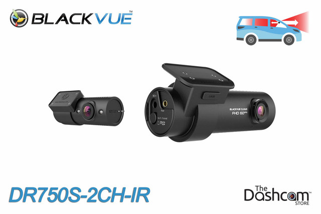 Blackvue Dr750s 2ch Ir Dual Lens Dashcam W Infrared Interior Lens