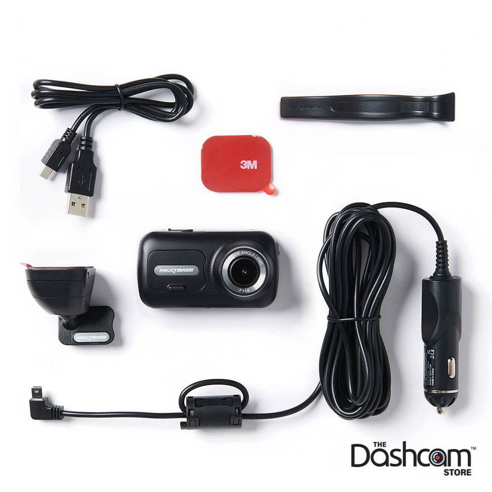 Nextbase 322GW Dash Cam Box Contents