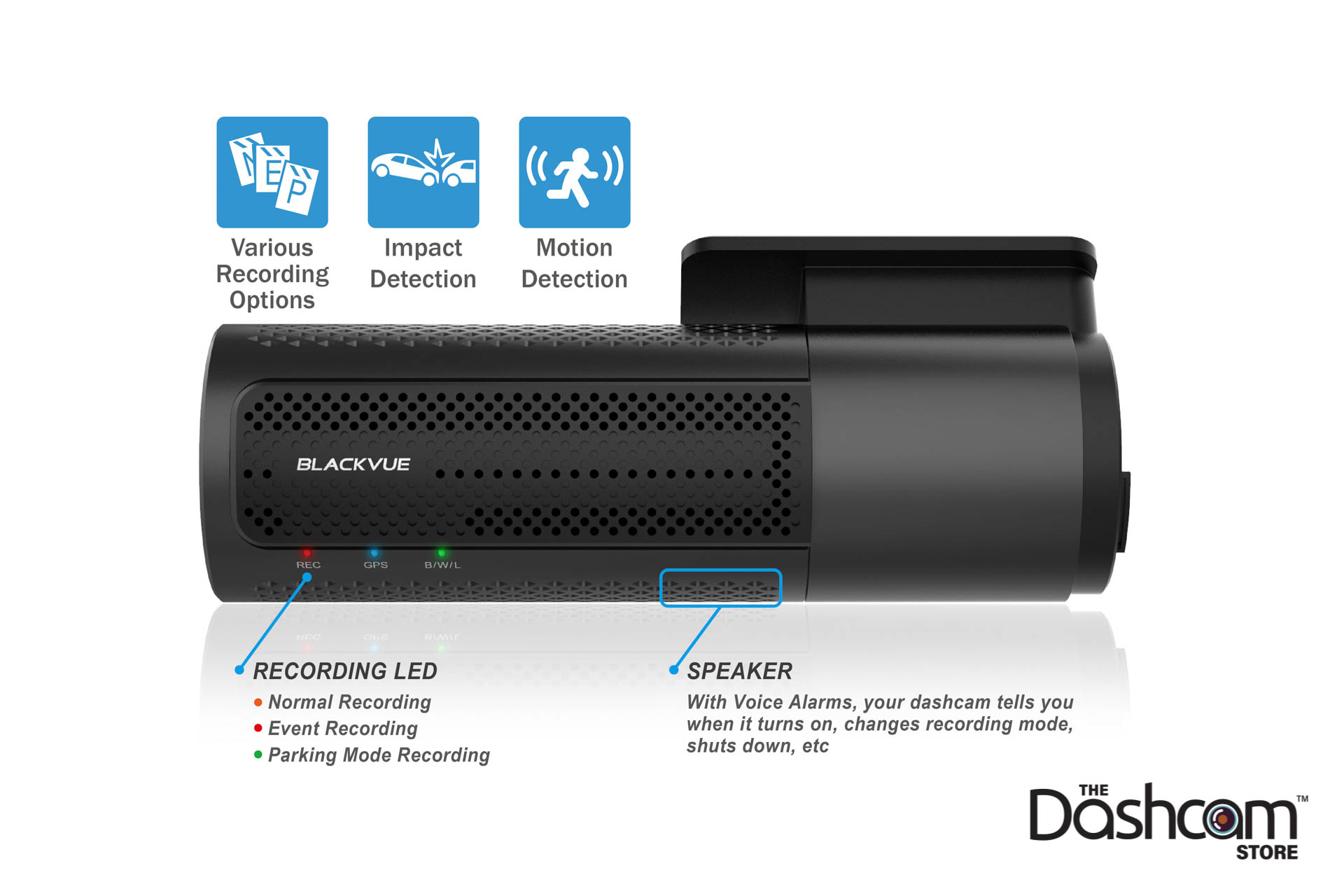 BLACKVUE  ＤＲ750S-2CH BlackVue DR750S-2CH Dual HD GPS WiFi Dash Cam Front & Rear