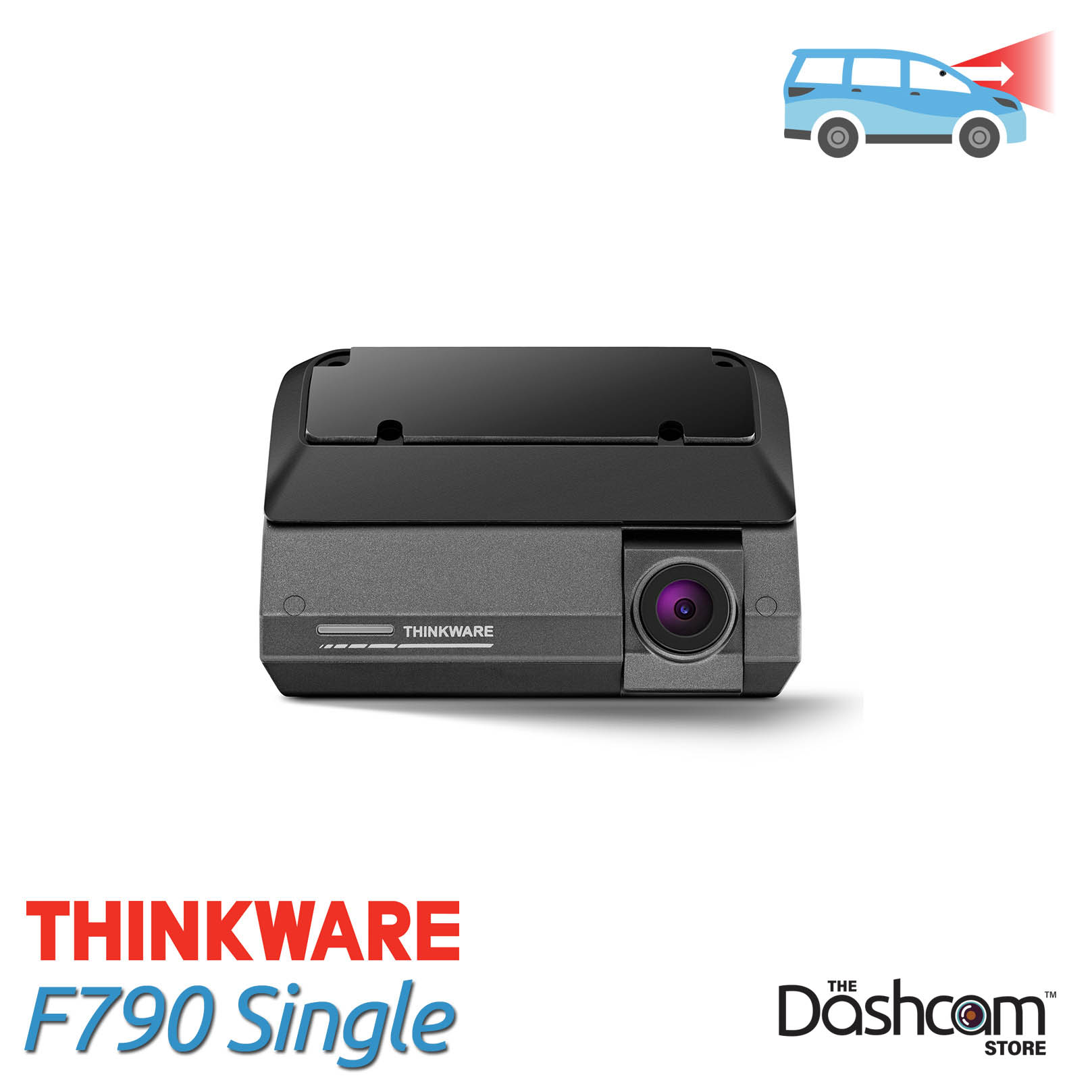 Full HD Front Dash Cam with ADAS, 32GB SD Card, IR Interior Facing
