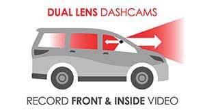 Garmin Dash Cam Tandem  Records Front + Inside (Taxi/Uber)