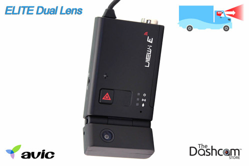 AVIC Tamper-Proof Dual Lens Dash Cam in a Hino 258 J08E Tow Truck