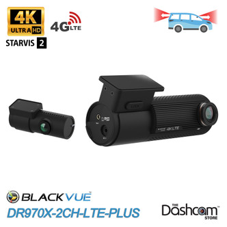 BlackVue DR970X-2CH LTE Dual Lens 4K GPS WiFi Dash Cam w/ Built-In 4G-LTE  For Front/Rear