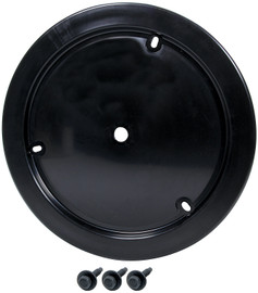 Universal Wheel Cover Black 3 Hole Bolt-on