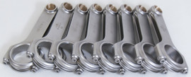 BBC 4340 Forged H-Beam Rods- 6.700in w/ARP 2000