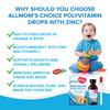 Allmom's Choice Polyvitamin Drops with Zinc for children medicinal ingredients, easy to talk liquid form, for children 1-3 years old Allmom's Choice Polyvitamin Drops with Zinc for children medicinal ingredients, easy to talk liquid form, for children 1-3 years old