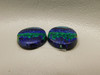 Azurite-Malachite Matched Pair Cabochons #27
