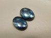 Covellite Matched Pair Cabochons #4