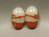 Red Jasper Matched Pair Cabochons #2