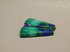 Azurite-Malachite Matched Pair Cabochons #4