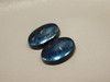 Covellite Matched Pair Cabochons #4