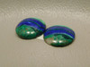 Azurite-Malachite Matched Pair Cabochons #7