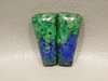 Azurite-Malachite Matched Pair Cabochons #4