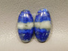 Lapis Lazuli Matched Pair Cabochons #23