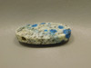 K2 Azurite Granite Stone Bead Pendant #8