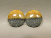 Starry Night Picture Jasper Matched Pair Cabochons #9