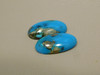 Turquoise Matched Pair Cabochons #20