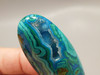 Chrysocolla-Malachite Drusy Crystals Large Cabochon #XL10