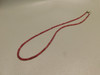 Red Spinel Beads Necklace Drilled Gemstone Beads Strand