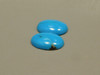 Turquoise Matched Pair Cabochons #14