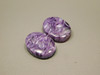 Charoite Matched Pair Cabochons #20