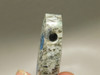 K2 Azurite Granite Stone Bead Pendant #11