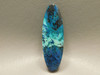 Chrysocolla Shattuckite Stone Bead Pendant #9