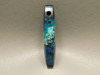 Chrysocolla Shattuckite Stone Bead Pendant #9