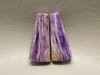 Charoite Matched Pair Cabochons #24