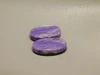 Charoite Matched Pair Cabochons #2