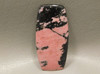 Cabochon Rhodonite Custom Cut Pink Barrel Shaped Australia #4