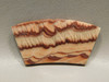 Wave Dolomite Stone Cabochon Designer Freeform Curved Bar #14