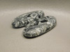 Pinolith or Pinolite Gemstone Matched Pair Stone Cabochons #17