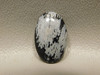 Snowflake Obsidian Cabochon Loose Stone for Jewelry Making #8