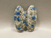 Cabochons K2 Azurite Custom Cut Stones Matched Pairs Gemstones #23