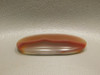 Piranha Red Translucent Banded Agate Cabochon Gemstone  #24