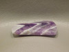 Chevron Amethyst Cabochon Purple Stone Jewelry Making #15