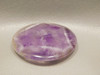 Chevron Amethyst Cabochon 40 mm Round Natural Purple Gemstone #3