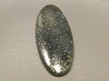 Stone Cabochon Sparkly Gold Pyrite Agate Jewelry Making Supply #19