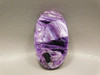Charoite Cabochon Purple Chatoyant Semi Precious Stone #3