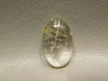 Rutilated Quartz Small Oval Crystal Semi Precious Gemstone #6