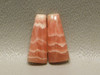 Cabochons Rhodochrosite Small Matched Pairs Pink Gemstone #21