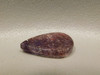 Cacoxenite Amethyst Teardrop Shaped Stone Cabochon #29