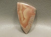Coyamito Pink Banded Agate Gemstone Triangle Cabochon #1