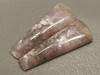 Lavender Lepidolite Cabochons Matched Pair Jewelry Making #12