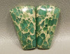 Web Variscite Matched Pair Cabochon Stones for Jewelry Making #4