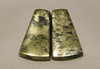 Apache Gold Matched Pair Cabochons jewelry making supplies #19