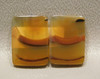 Rectangle Banded Agate Matched Pair Cabochons Gemstone #18