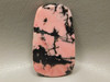 Cabochon Rhodonite Pink Black Semi Precious Stone Australia #11